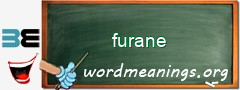WordMeaning blackboard for furane